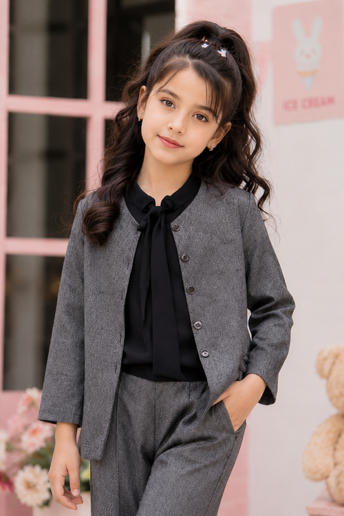Premium Grey Party Wear Suit