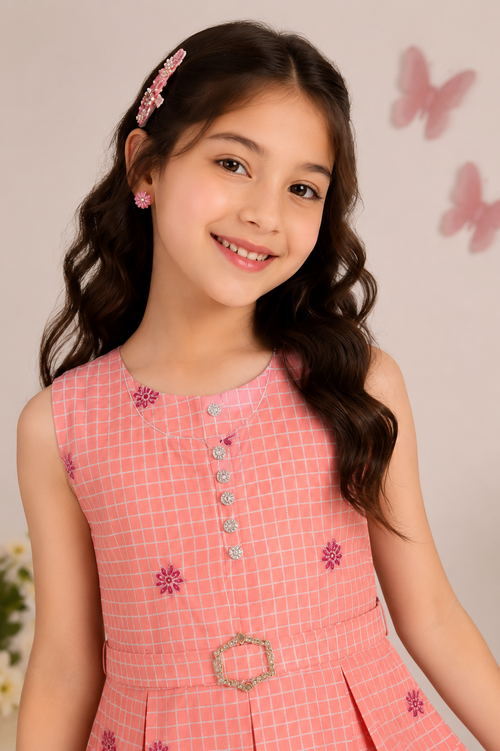 Rosy Bloom Girls Dress