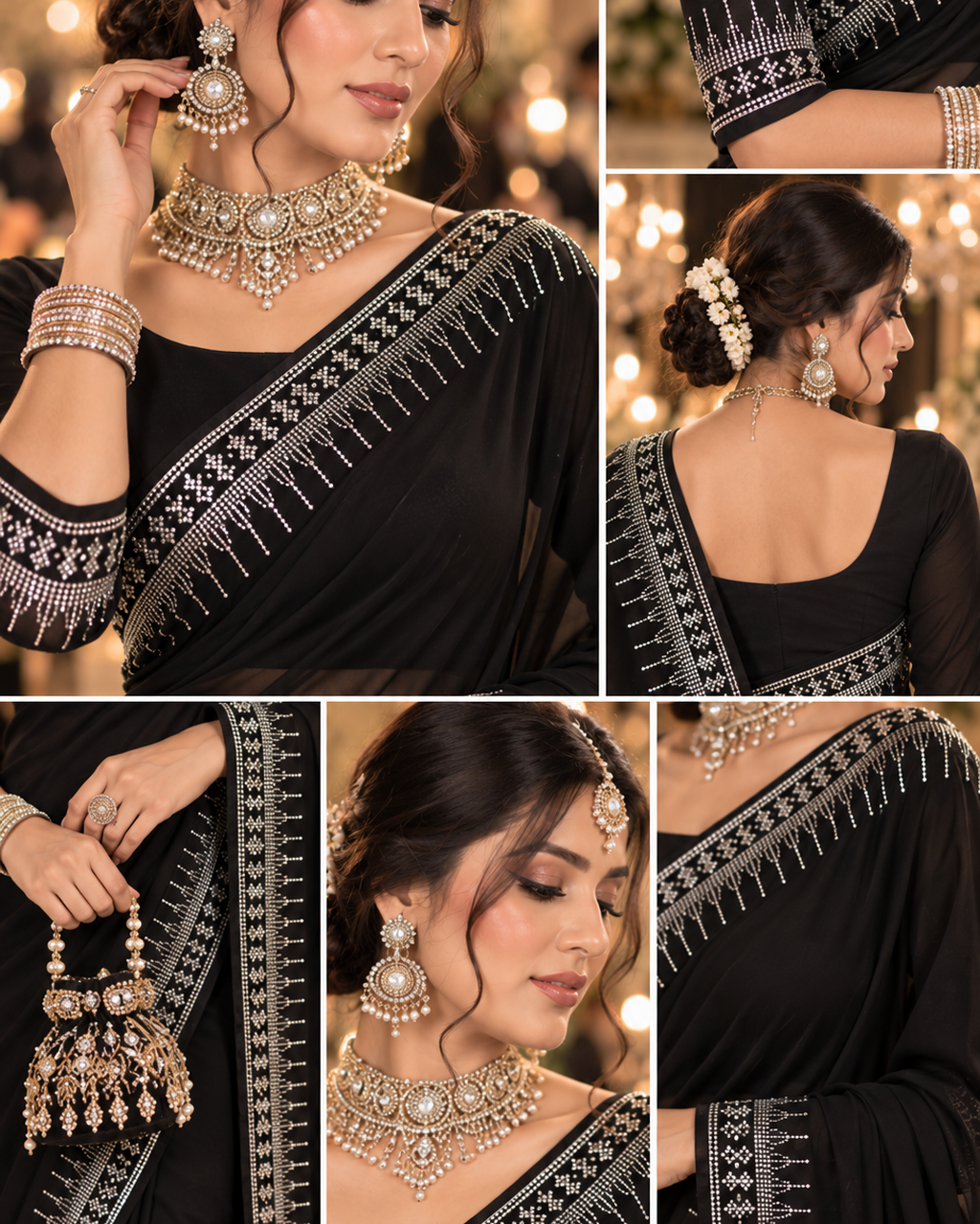 Midnight Noor Saree