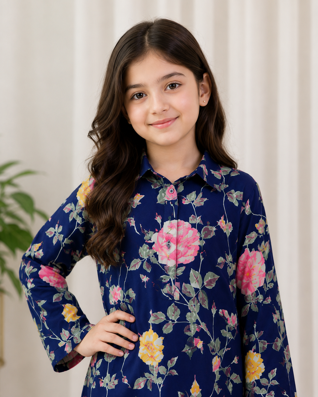 Blue Petal Elegance