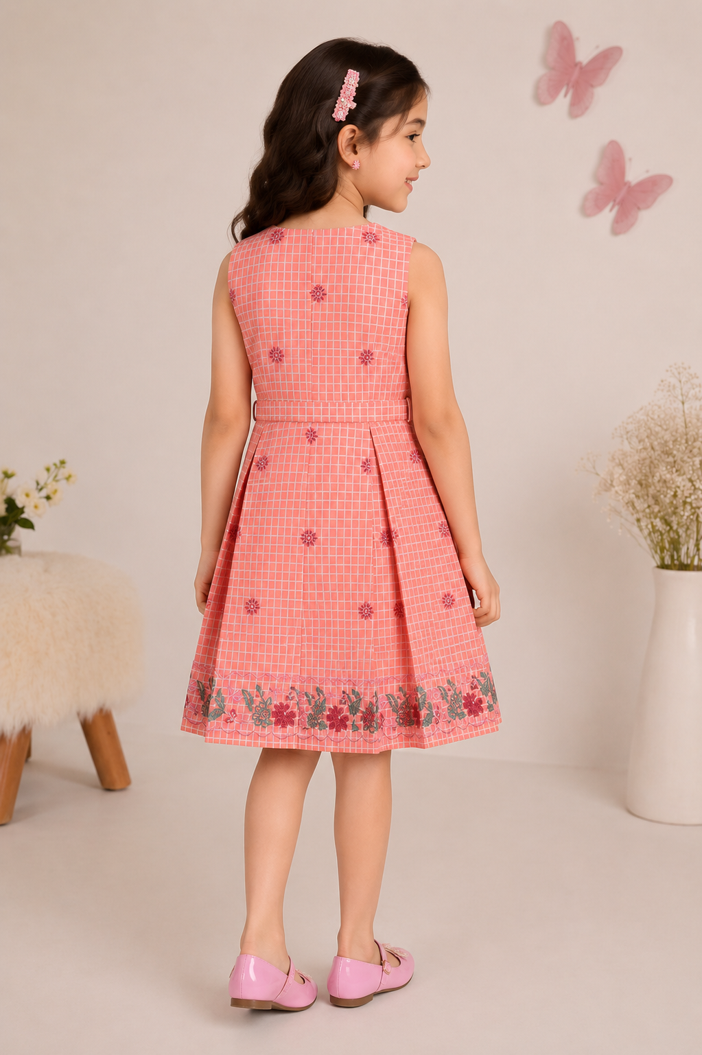 Rosy Bloom Girls Dress