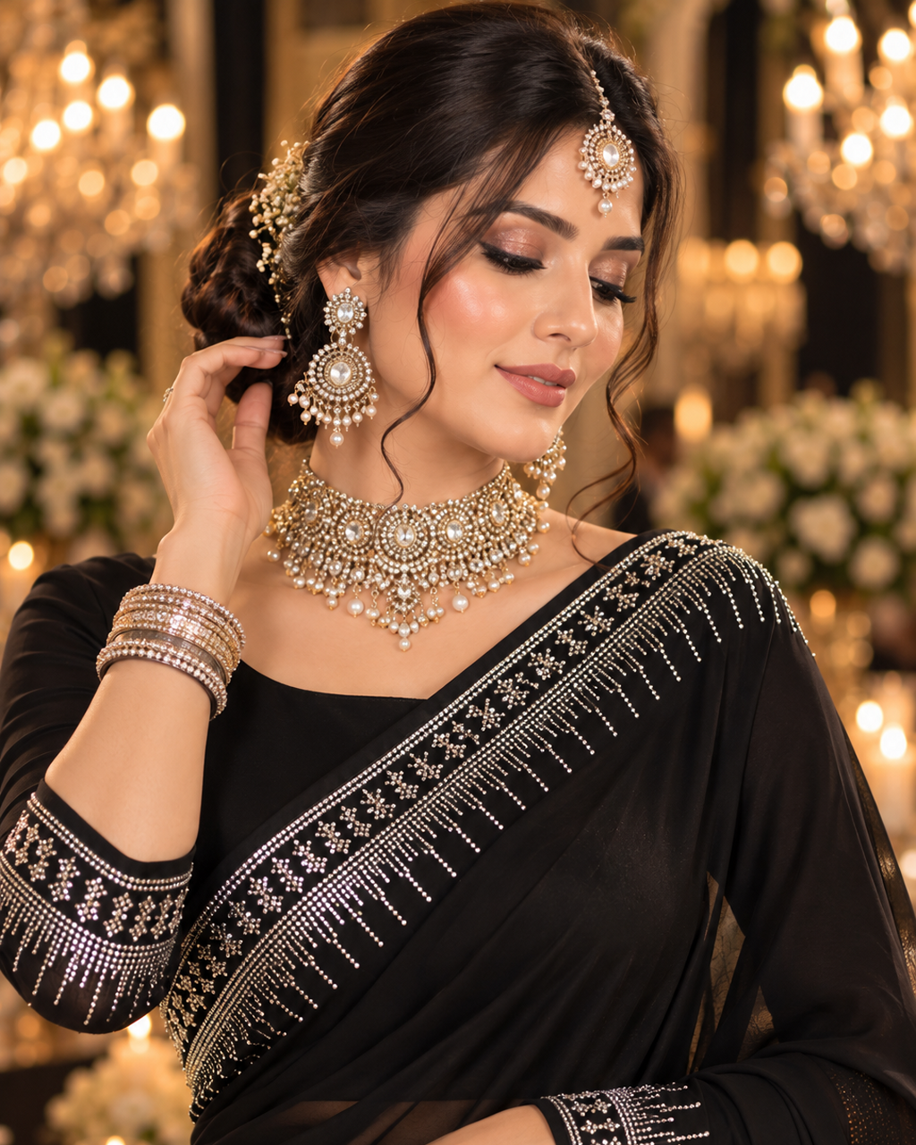 Midnight Noor Saree