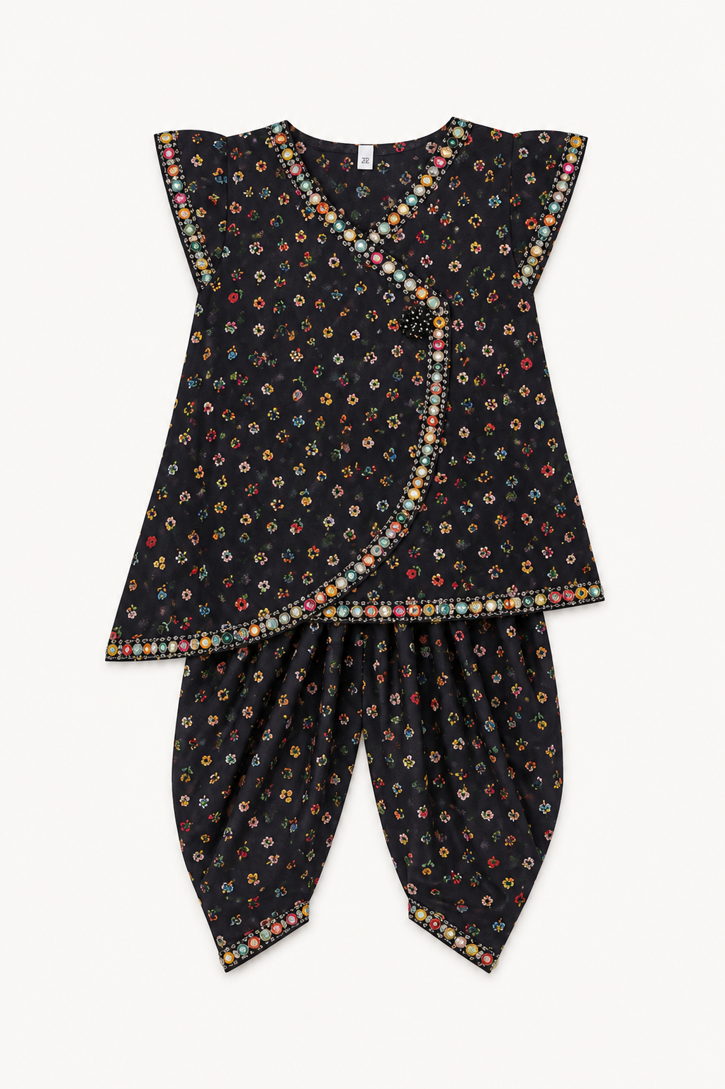 Little Blossom Black Co-Ord Set