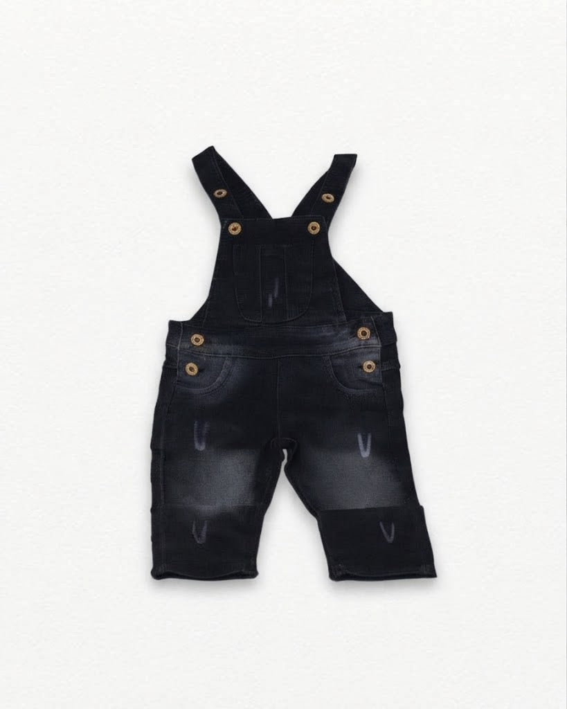 Jet Black Kids Dungaree