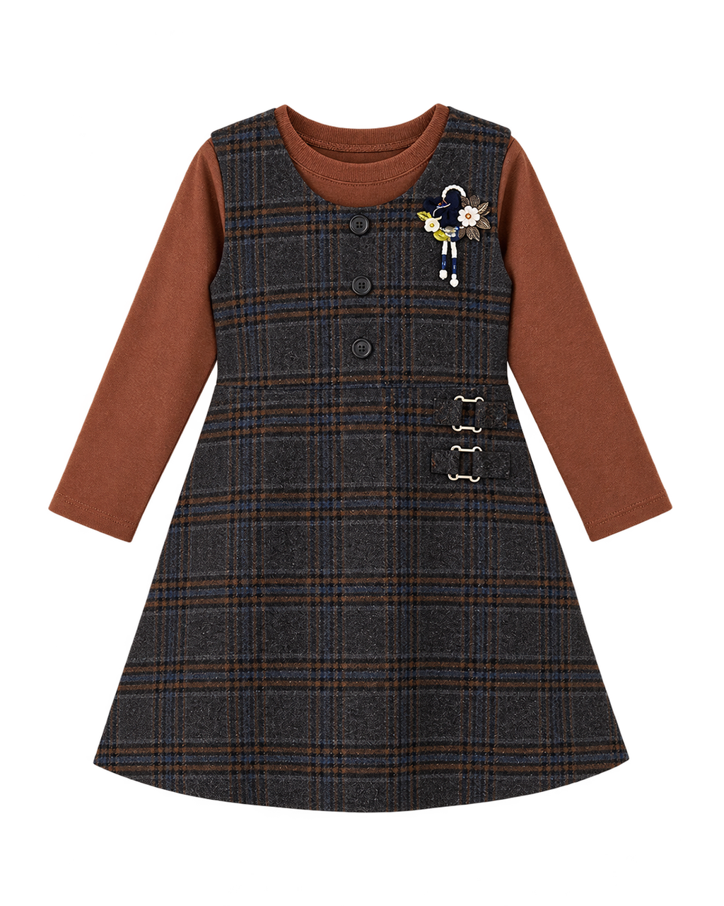 Cocoa Plaid Charm