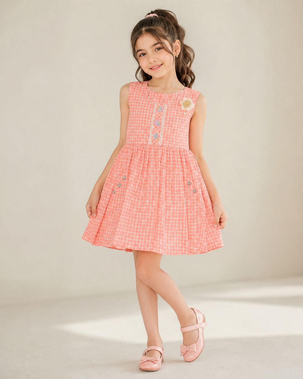 Candy Check Dress