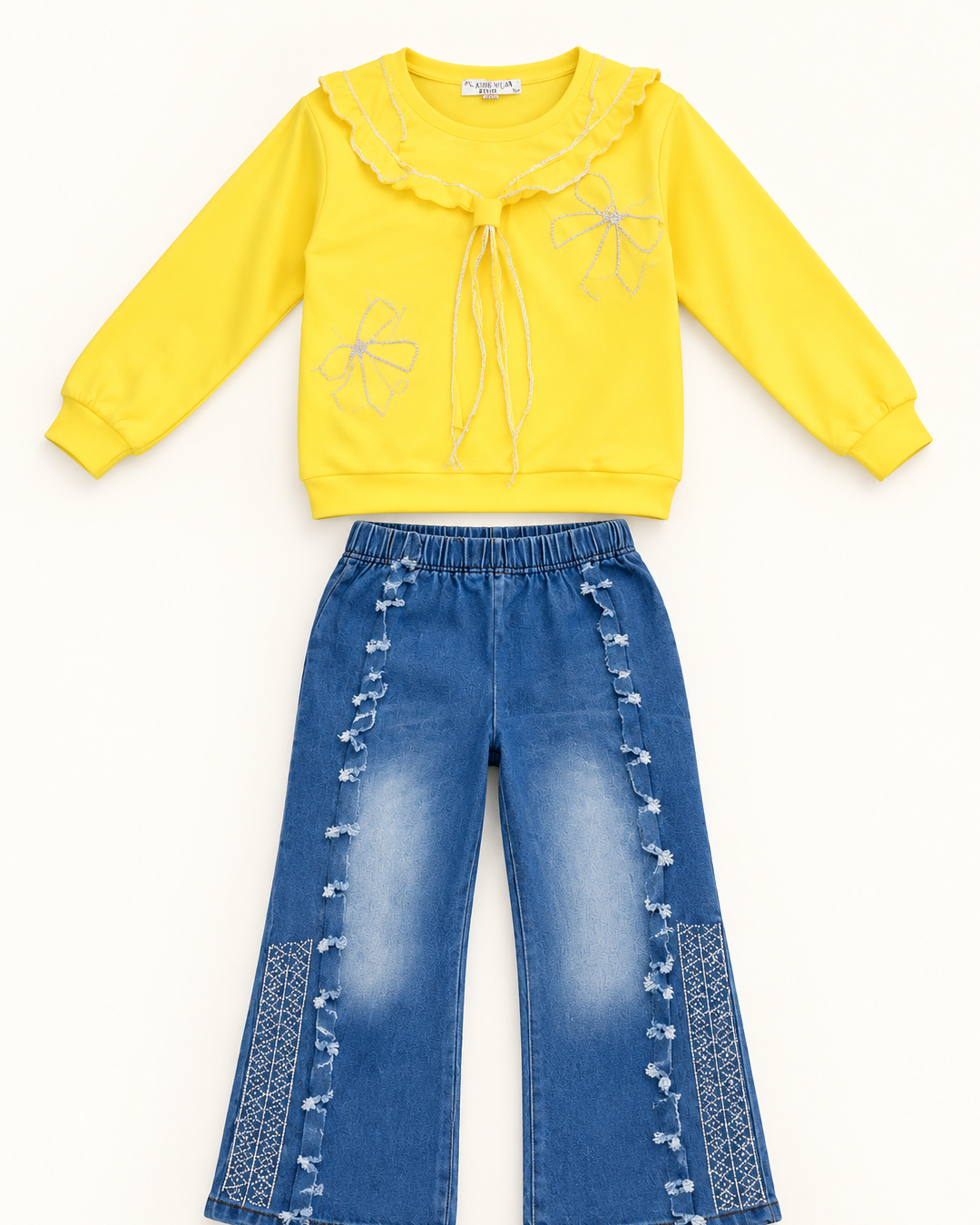 Sunshine Bow Denim Set